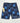 Retro Wabash Patchwork Plaid Shorts - Casual Men's Indigo
