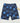 Retro Wabash Patchwork Plaid Shorts - Casual Men's Indigo