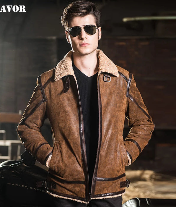 Men's Genuine Leather Jacket