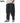 Casual Safari Style Solid Color Cargo Pants with Elastic Waist