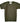 Vintage Military Green T-shirt with Short Sleeves and Button Collar