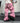 Pink Branch Leaves Camouflage Harem Pants - Men's Street Wear Tactical Sweatpants