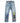 Hirata and Hiroshi Splice Fabric Wash Water Patch Embroidery Trendy Boot Cut Jeans