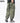 Solid Color Casual Safari Style Drawstring Cargo Pants with Elastic Waist