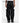Black Multi-pocket Wide-leg Cargo Pants with Streetwear Baggy Style