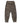 Dark Brown Casual Trousers Corduroy with Elastic Belt