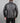 Men's Slim Pleated Asymmetrical Gothic Leather Jacket - Handmade Designer Clothes