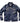Men's Leather Jacket Horsehide Multi-pockets Indigo Blue Safari Military Vintage