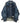 Casual Denim Cut Patch Old Men's Jacket - Blue Loose Coat