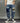 Streetwear Ripped Patch Jeans - Casual Straight Cargo Pants