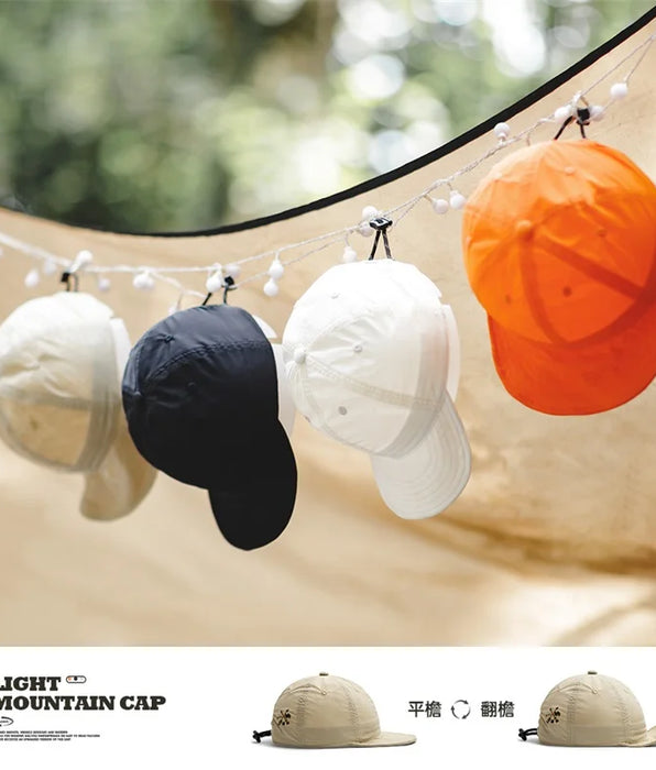 Adjustable Baseball Caps Breathable Duck Tongue Hat - Lightweight Fishing Sun Hats