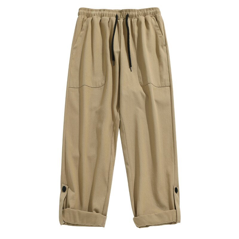Sycpman - Sycpman - Working Pants Mens Casual Straight Loose and Joker Tide Brand Japanese Streetwear Cargo Harem - Givin