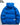 Tiny Spark - Tiny Spark - Men Blue Hooded Jacket Parka Streetwear Letter Graphic Harajuku Padded Jacket Cotton Windbreaker Warm Ourwear - Givin