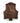 Chaleco de lana de tweed para hombre - Corte entallado con doble botonadura - Rojo marrón - Ropa clásica y elegante para caballeros