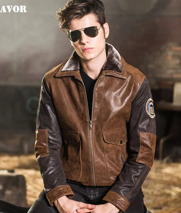 Men's Air Force Flight Jackets - Genuine Leather Coat