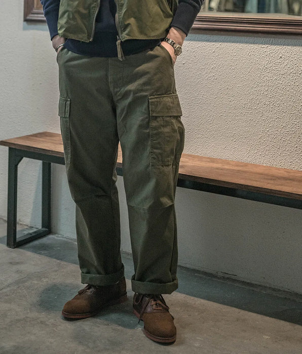 Vintage Workwear Men's Trousers - Vietnam War Ripstop TCU Pants
