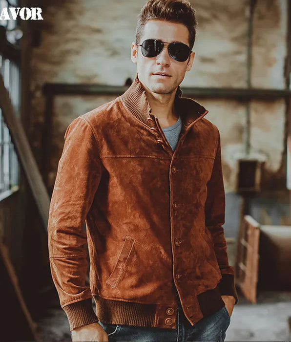 Men's Pigskin Leather Jacket