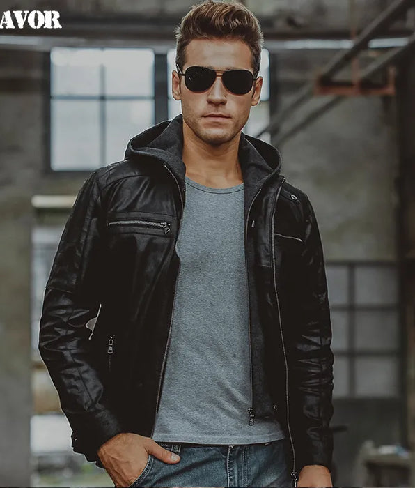 Men's Pigskin Leather Jacket