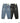 Protect Jeans con bordado de letras para hombres - Y2K Retro Baggy Black Straight Wide Leg Pants