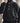 Jersey tipo polo retro de hilo pesado para hombre, jersey grueso y cálido negro