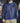 Camiseta informal de manga larga con estampado de gofres, suéter de cuello redondo azul marino para hombre