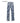 Jeans con borlas y bloques de color para hombres - Jeans desgastados con empalme