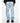 Pantalones vaqueros fluorescentes con cera para hombre, pantalones azules clásicos simples informales