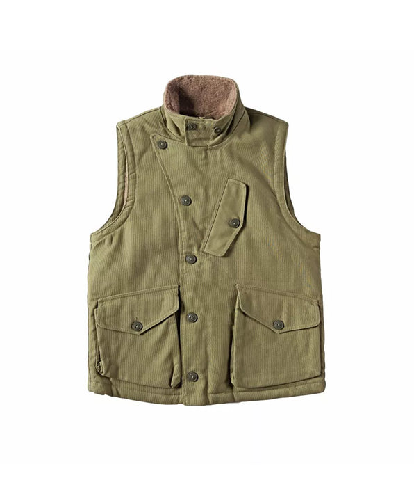 Aviators Vest Jungle Cloth Men's Motorcycle Waistcoat