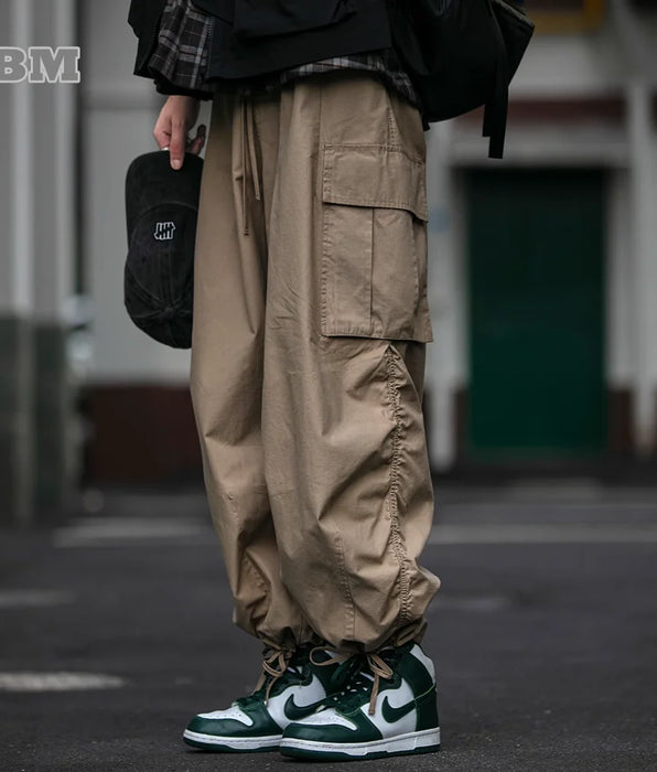 High Quality Cargo Pants Men's Streetwear - Straight Pants