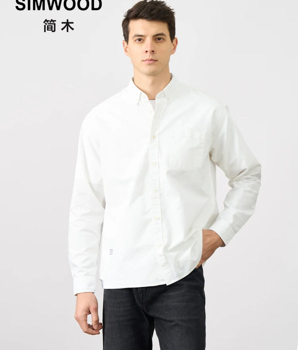 Casual Oxford Shirts Men Oversize with High Quality