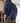 Sudadera con capucha de punto azul marino Suéter de punto con capucha pesado para hombre
