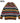 Suéter de rayas horizontales en contraste para hombre, Jersey de punto de manga larga con solapa holgada informal Retro, Otoño e Invierno