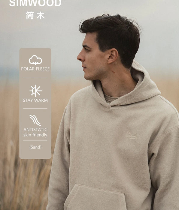 Sudaderas con capucha de forro polar extragrandes con logotipo bordado - Sudaderas de alta calidad