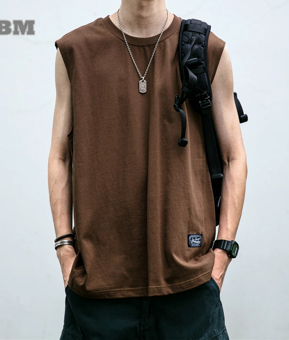 High Quality Cotton Basketball Tank Top Men - Chic Style