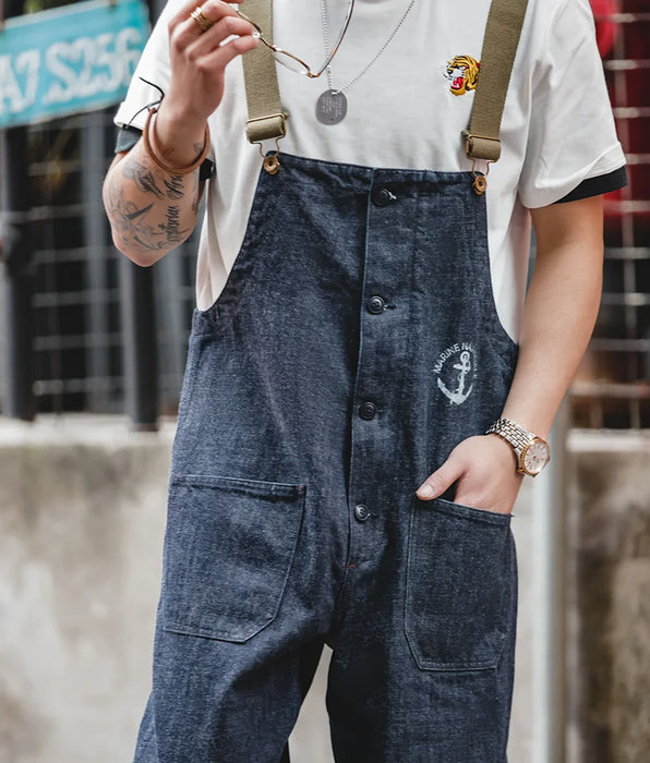 Vintage Deck Strap Pants and Wash Denim Red Ear Straight Leg Jeans