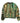 Suéter de punto vintage Jersey informal suelto con cuello redondo estampado verde