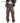 Leather Pants High Street Design Distressed Multi-pocket Trousers