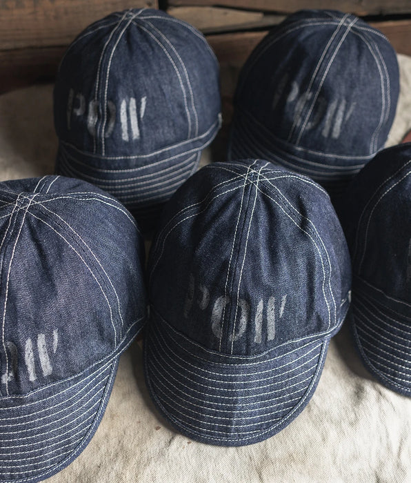 Prisoner Of War Denim Cap - Vintage Baseball Hat