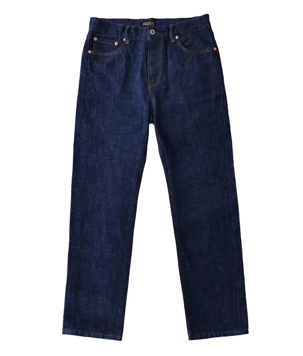 Men's Selvedge Denim Jeans Straight Work Pants