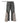 Fur Patchwork Jeans Cargo Pants with Distressed Style