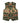 Chaleco Safari Totem de lana Tweed para hombre con múltiples bolsillos - Chaleco occidental vintage