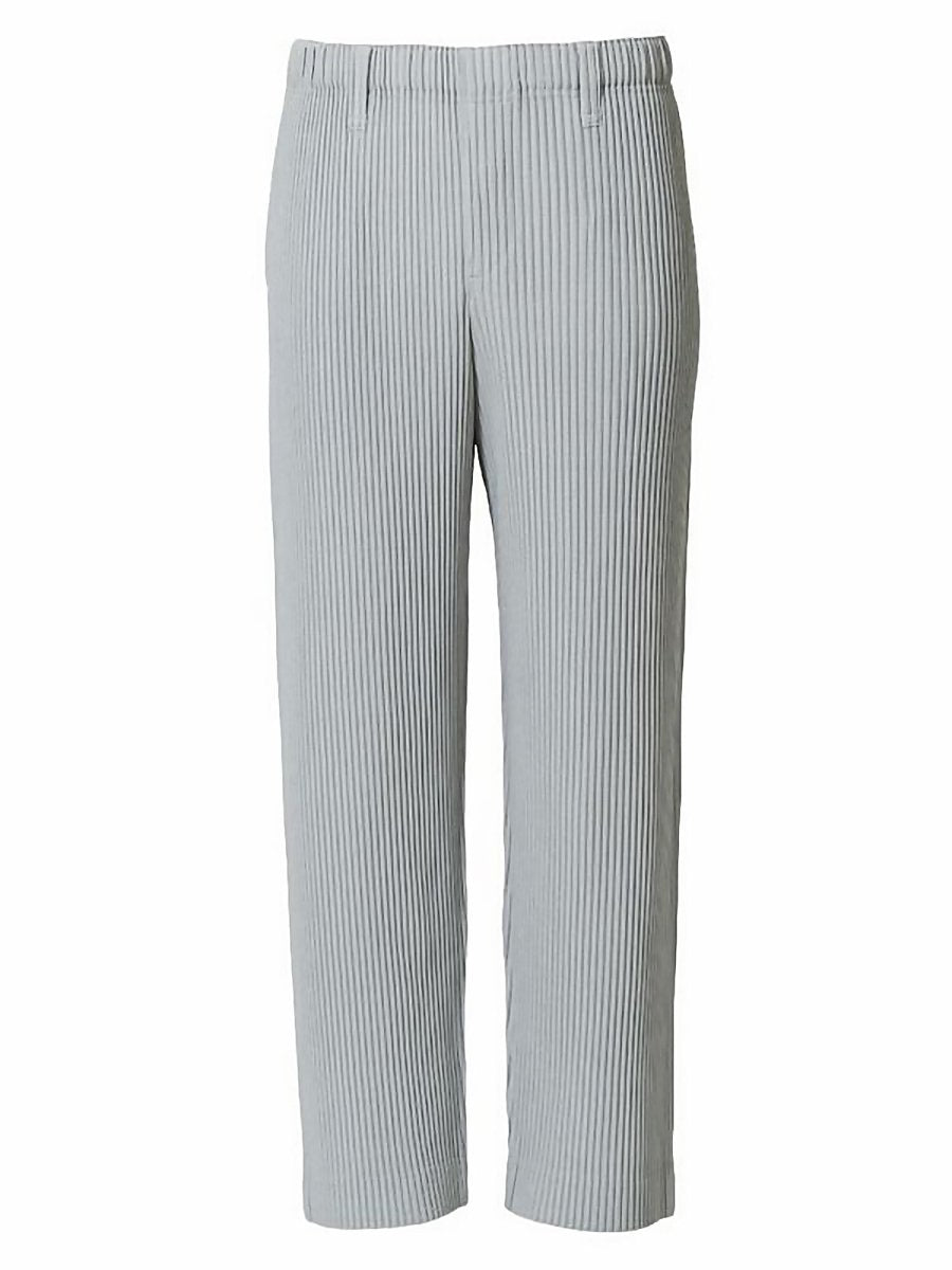 Mi Tempio - Mi Tempio - Stylish Mens Pleated Pants Male Straight Pleats Trousers for Men Solid Streetwear Casual Harajuku Man Clothes - Givin