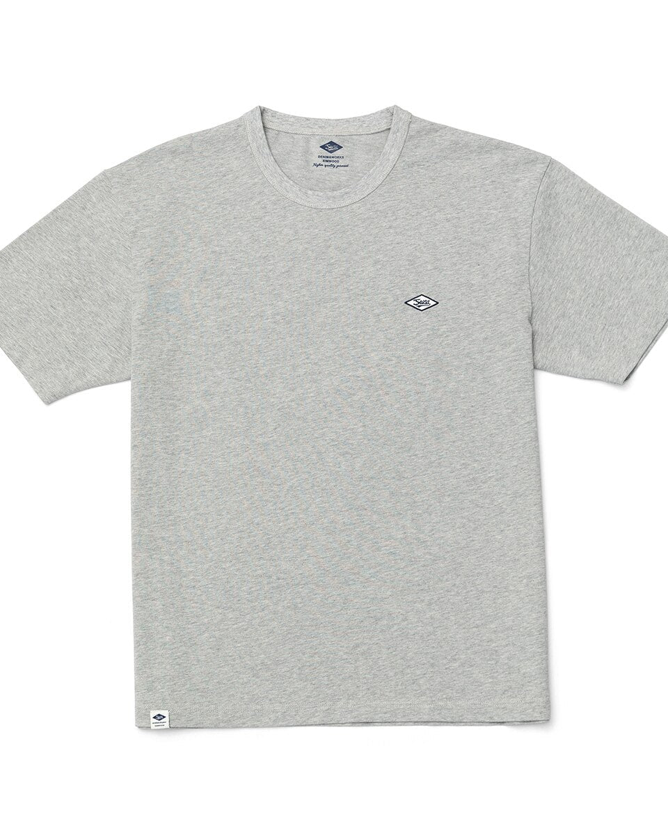 Simwood - Simwood - Loose 300g Heavyweight Fabric T-shirts Men 100% Cotton Logo Embroidery Tops High Quality Tees - Givin